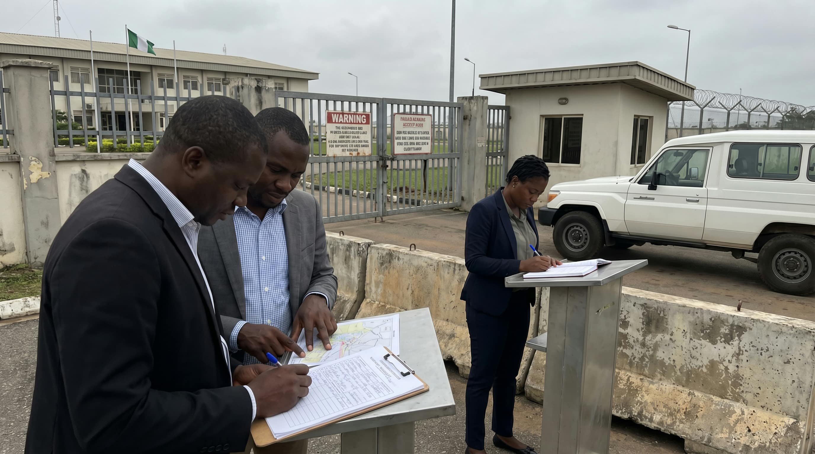 High-risk field conditions with personnel conducting planning work